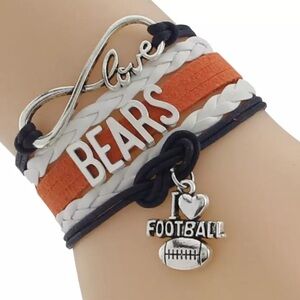ANY 3- $10 infinity bracelets mix and match 
Bears football team infinity